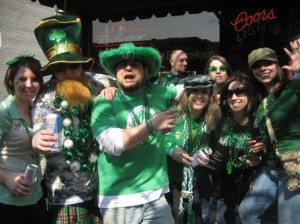 Yay being drunk at 10 a.m.  is fun but don't criticize me I'm Irish sort of it's my heritage and my religion kind of are you going to finish that beer?