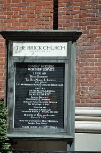 You'd have to agree that,  when it came time to name this church,  they pretty much hit the nail on the head.