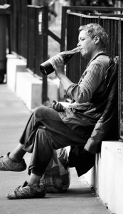 Early in the morning,  busy Parisians prepare for their day.