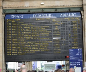 "Everywhere those trains go,  there are French people smoking."