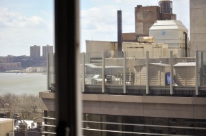 This used to be a fantastic view of the Hudson,  damnit.