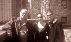 With Luci and Derek,  who came down from Connecticut to meet me for lunch!  Why?  Because they are teh awesome!