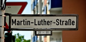 No,  they're talking about the angry old German dude,  not the civil rights leader.   Dr.  King has a dream; Martin Luther had 99 Theses.