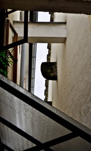 A peek at the old city wall