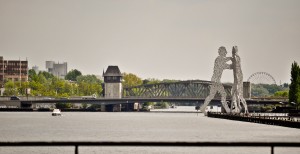 The Spree River winds its way through Berlin