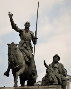 Think Belgium,  think .  .  .  Don Quixote?