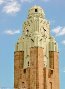 Train station tower