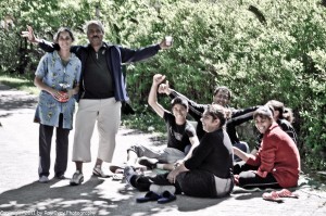 family in the park